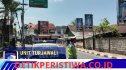 Jaga Kamseltibcar Lantas, Satlantas Polres Karangasem Laksanakan Patroli Dialogis di Jalan Veteran Jalur 11