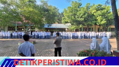 Kapolsek Jangka Tanamkan Sifat Peduli dan Penyayang pada Siswa MAN 07 Bireuen