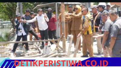 Proyek Jembatan Candinegoro Tertinggal 28 Persen, Wabup Mimik Desak Kontraktor Percepat Pekerjaan