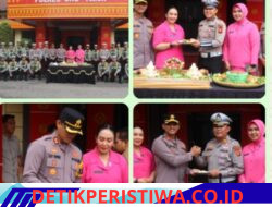 Kapolres Oku Timur Pimpin Kegiatan Apel Dalam Rangka Memperingati HUT Lalu Lintas Bhayangkara Ke – 71 Tahun