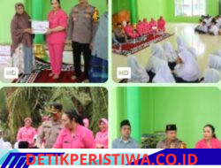 Bhayangkari Peduli, Ketua Bhayangkari Cabang Oku Timur Gelar Baksos Dalam Rangka Hut Bhayangkari Ke – 74