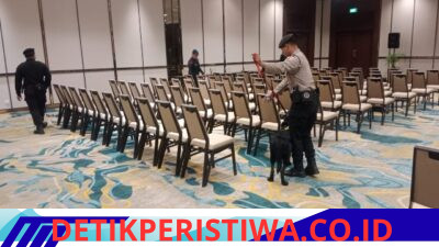 Pastikan Keamanan Ops Gapura Agung, Tim Jibom Sterilisasi The Westin Resort Libatkan K-9 Gegana