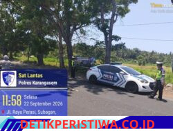 Cegah Truk Parkir Sembarangan, Satlantas Polres Karangasem Intensifkan Gatur Lalin di Sepanjang Jalur Obyek Wisata Candidasa