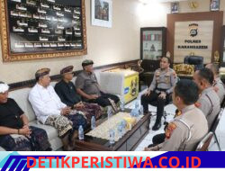 Terima Audiensi Panitia Karya Pura Lempuyang Madya, Kapolres Karangasem Siap Amankan Rangkaian Upacara Pujawali