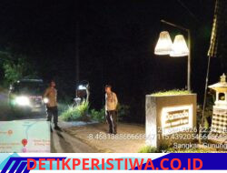 Melalui Patroli Barcode, Personil Polsek Sidemen Pantau Beberapa Titik Strategis dan Objek Vital