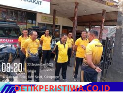Melalui Program GERCEP, Polsek Selat Laksanakan Olahraga Bersama, Dukung Idealisasi IMT Personel