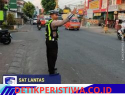 Pastikan Kelancaran Arus Lalulintas, Anggota Sat Lantas Polres Karangasem Lakukan Gatur Pagi di Simpang Tiga BTN Taman Asri Karangasem