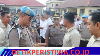 Cegah Pelanggaran Internal Polri, Wakapolres Karangasem Gelar Gaktibplin Dadakan Saat Apel Pagi