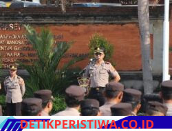 Pimpin Apel Pagi, Wakapolres Karangasem Tegaskan Penindakan Judi Online Hingga Ketertiban Personel yang Bertugas di Mako