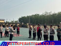 Polres Oku Timur, Mengadakan Apel Satgas Oprasi Sikat 1 Musi Tahun2026