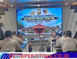 Polres Oku Timur Melaksanakan Kegiatan Monitoring Dan Evaluasi Capaian Kinerja