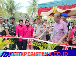 Ketua umum Bayangkari resmikan secara daring bantuan fasilitas air bersih di Gampong cot ara Kuta Blang