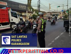 Pastikan Ketertiban dan Kelancaran Arus Lalulintas, Personil Lantas Rutin Laksanakan Gatur Pagi di Ktl 1 Subagan