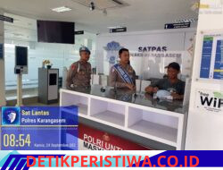 Provos Awasi Pemandu Pelayanan Satpas Polres Karangasem, dalam Memberikan Layanan Prima dan Terpadu kepada Masyarakat