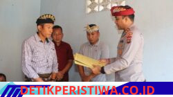 Duka yang Mendalam Kapolres Karangasem Serahkan Tali Asih, saat Melayat ke Rumah Duka Keluarga Anggotanya yang Meninggal Dunia