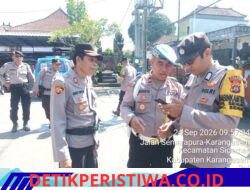 Pastikan Personil Polsek Sidemen tidak Terlihat Judol dan Pinjol,  Propam Polres Karangasem Laksanakan Gaktibplin di Polsek Sidemen