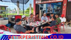 Kapolsubsektor Simpang Mamplam Ngopi Bersama Muspika dan Tokoh Masyarakat, Pererat Silaturahmi dan Komunikasi