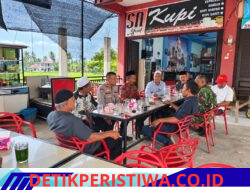 Kapolsubsektor Simpang Mamplam Ngopi Bersama Muspika dan Tokoh Masyarakat, Pererat Silaturahmi dan Komunikasi