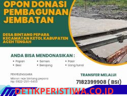 Open Donasi Pembangunan Jembatan Desa Bintang Pepara, Akses Penghubung Aceh Tengah dan Bener Meriah