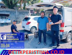 Permudah Masyarakat Bayar Pajak Kendaraan, Sat Lantas Karangasem Gelar Layanan SAMSAT Keliling di Kec. Bebandem 