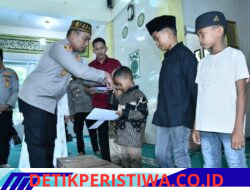 Peringati Maulid Nabi, Kapolres Aceh Timur Santuni Anak Yatim, Tekankan Teladan Akhlak Rasulullah