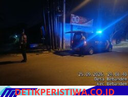 Ciptakan Rasa Aman dan Nyaman, Polsek Bebandem Gencarkan Giat Blue Light Patrol Hingga Dini Hari