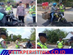 Polres Oku Timur Melalui Polsek SS III Melaksanakan Kegiatan Berbagi Sedekah