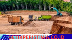 Diduga Galian C Beroperasi Dua Bulan di Bumiarjo OKI, Truk Angkut Tanah Keluar-Masuk Tanpa Papan Informasi
