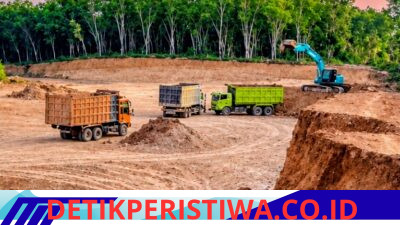 Diduga Galian C Beroperasi Dua Bulan di Bumiarjo OKI, Truk Angkut Tanah Keluar-Masuk Tanpa Papan Informasi