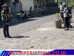 Berikan Rasa Aman kepada Pengunjung, Sat Lantas Polres Karangasem Berikan Pengamanan di Kawasan Obyek Wisata Taman Sukasada Ujung