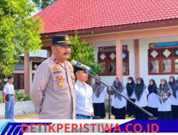 Kapolsek Gandapura Jadi Pembina Upacara di MAN 5 Gandapura, Sampaikan Edukasi Kenakalan Remaja dan Bahaya Narkoba
