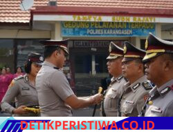 Pimpin Sertijab Lima Pejabat Utama, Kapolres Karangasem Tekankan Segera Beradaptasi dengan Lingkungan Kerja Serta Mengenali Karakteristik Wilkumnya Masing-masing