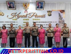 Saat Gelar Acara Kenal Pamit Pejabat Utama dan Kapolsek Jajaran, Kapolres Karangasem Tekankan Tingkatkan Pelayanan dan Pengabdian kepada Masyarakat di Wilkum Polres Karangasem