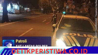 Cegah Lakalantas dan Jaga Ketertiban dalam Berlalulintas, Sat Lantas Polres Karangasem Gelar Patroli Hunting System dan Blue Light di Jalur 11 Jalan Veteran