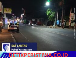 Melalui Giat Blue Light Patrol dan Hunting System Satlantas Polres Karangasem, Tegakkan Disiplin Lalu Lintas Demi Keselamatan Pengguna Jalan