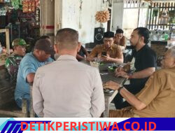 Saweu Keude Kopi, Kapolsek Idi Tunong Ajak Warga Waspadai Hoaks dan Narkoba