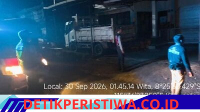 Cegah Aksi Kejahatan pada Malam Hari, Polsek Bebandem Intensifkan Giat Blue Light Patrol Dini Hari