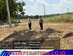 Polres Oku Timur Melalui Polsek Belitang III Gerak Cepat Tanggani Dan Langsung Kelokasi Pantau Titik Hotspot