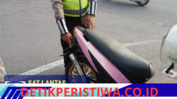 Tekan Penggunaan Knalpot Brong Unit Turjawali Berikan Tilang Manual, Amankan Kendaraan dengan Kenalpot Brong ke Polres Karangasem