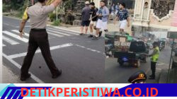 Cegah Lakalantas, Personil Polsek Rendang Rutin Lakukan Pos Keselamatan Strong Point 