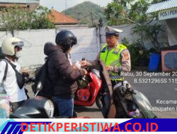 Jaga Stabilitas Keamanan Bali,  Polsek Padangbai Perketat Pemeriksaan Kendaraan di Pintu Gerbang Bali Timur Pelabuhan Padangbai 