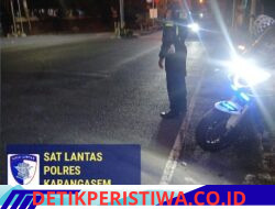 Melalui Giat Blue Light Patrol Satlantas Polres Karangasem, Tegakkan Disiplin Lalu Lintas Demi Keselamatan Pengguna Jalan