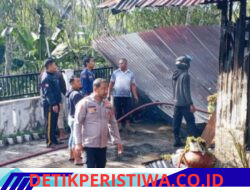 Polisi dan Warga Bergerak Cepat Padamkan Kebakaran Rumah di Bebesen Aceh Tengah, Cegah Api Meluas