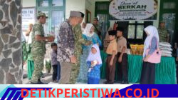 Jum’at Berkah Koramil 09/Ketol, TNI Peduli Warga Kurang Mampu dan Santuni Anak Yatim