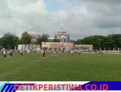 Hujan Tak Surutkan Semangat, Kota Juang Tekuk Pandrah 2-1 di Piala Bupati