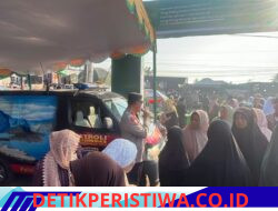 Pastikan Hultah NWDI Anjani Berlangsung Kondusif, Sat Binmas Polres Lotim Edukasi Jamaah