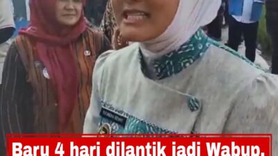 4 Hari Jadi Wabup, Politikus Gerindra Langsung Diangkat Jadi Bupati