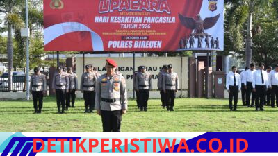 POLRES Bireuen gelar upacara peringatan hari kesaktian Pancasila tahun 2026