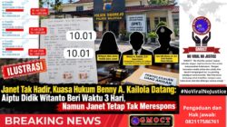 Aiptu Didik Witanto: Tiga Hari Diberi Waktu, Janet Tetap Tak Merespons — Penyelesaian Uang Arisan Masih Menggantung