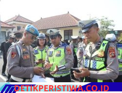 Pastikan Personelnya tidak Terjerat Judi Online, Kasi Propam Pimpin Langsung Gaktibplin Periksa HP Setiap Personel